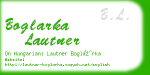 boglarka lautner business card